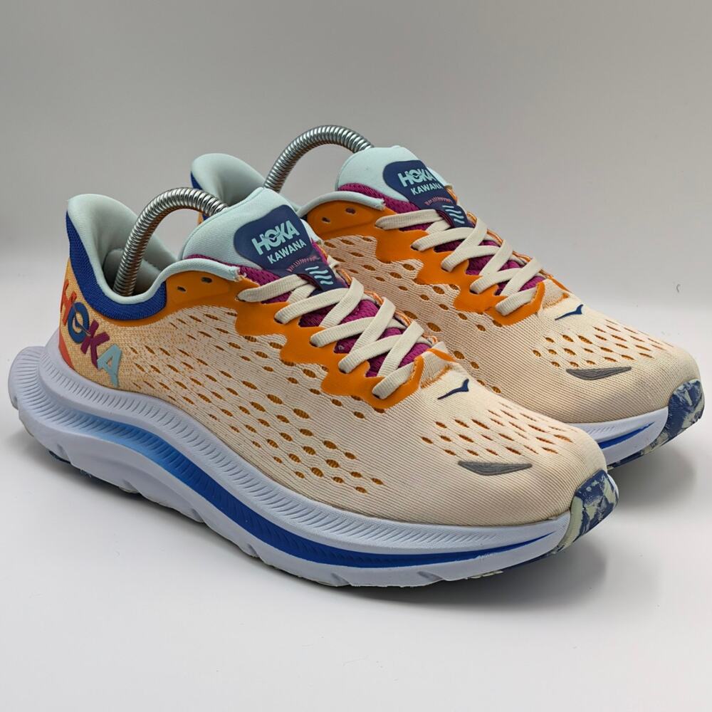 Hoka One One Kawana Shortbread Bluing Womens 9.5B (UK 8) Running Shoes